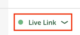 有効化されたLive Linkの詳細をクリック